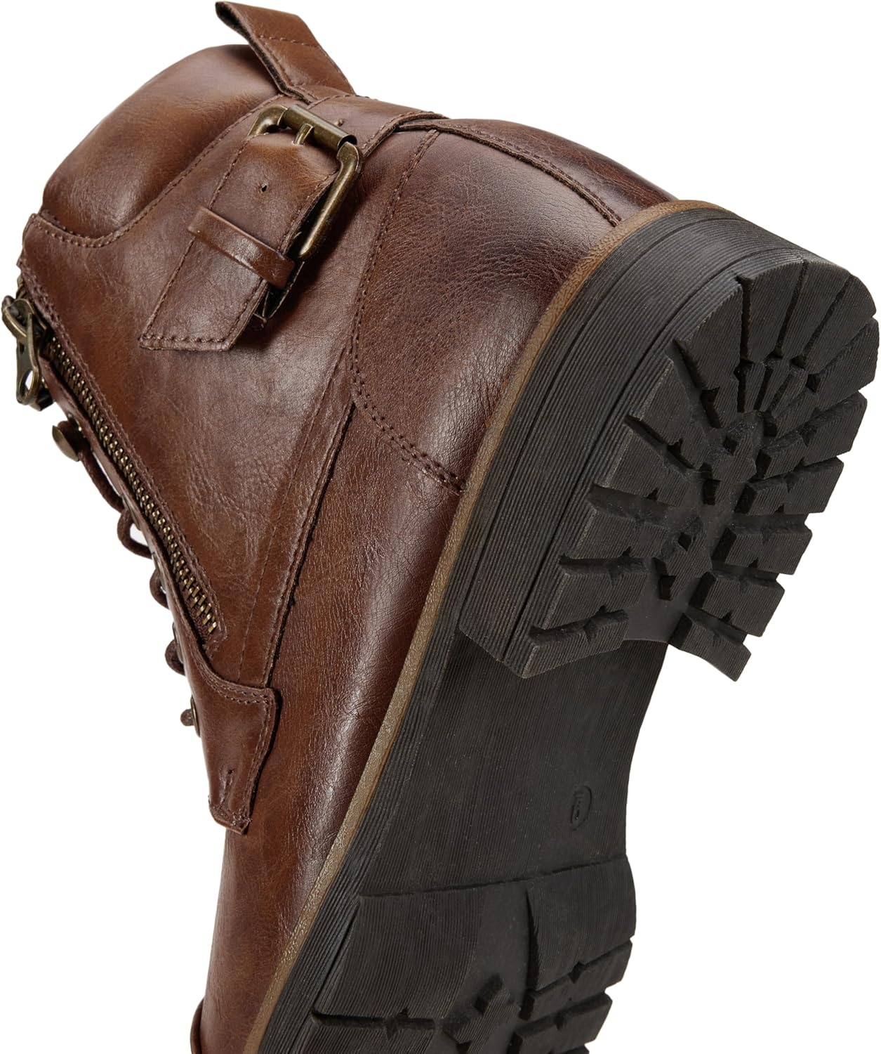 image:imageVostey Mens Boots Boots for Men Casual Boots Motorcycle Combat Ankle Dress Boots MensMotorcycle678adark Brown