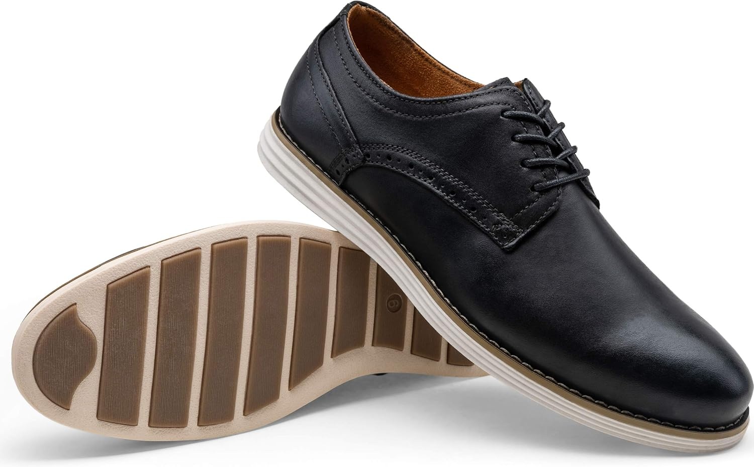 image:imageVostey Mens Dress Shoes Leather Casual Dress Shoes for Men Leather Business Oxford Shoes for MenCasual Leather630black