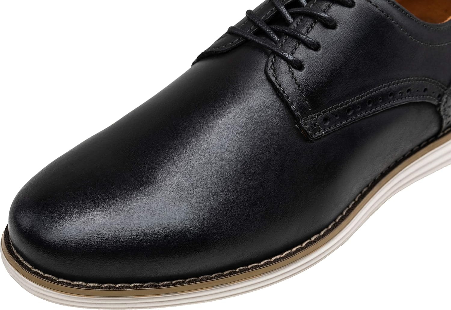 image:imageVostey Mens Dress Shoes Leather Casual Dress Shoes for Men Leather Business Oxford Shoes for MenCasual Leather630black