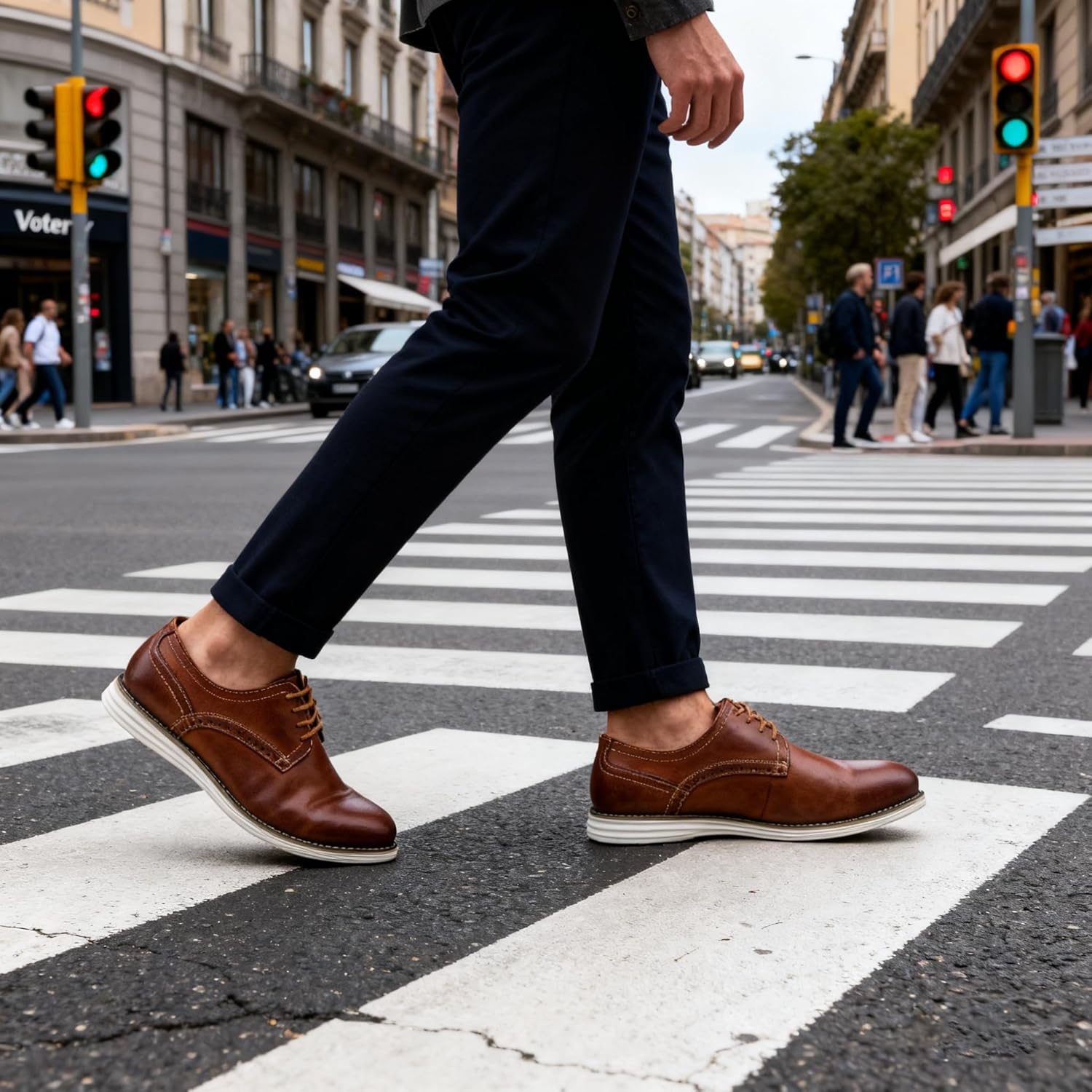 image:imageVostey Mens Dress Shoes Leather Casual Dress Shoes for Men Leather Business Oxford Shoes for MenCasual Leather630oxblood