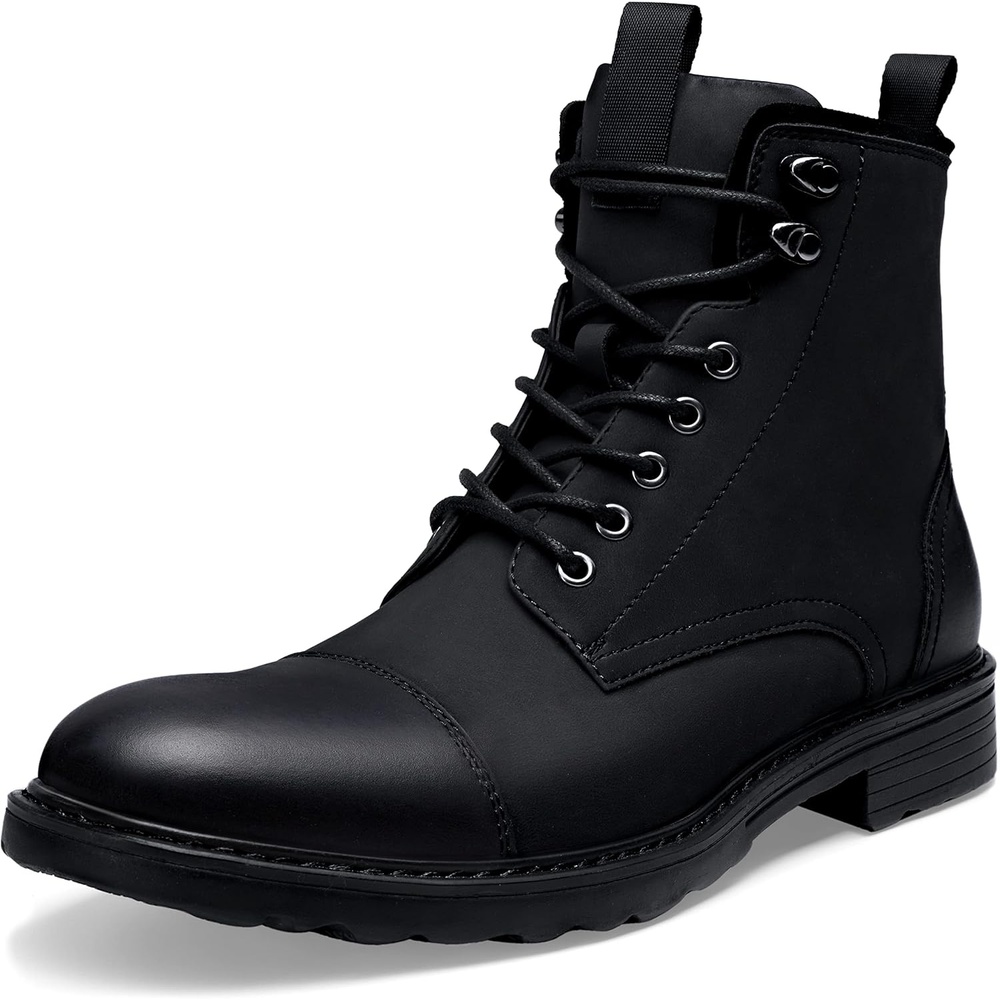 image:imageVostey Mens Boots Motorcycle Casual Boots For Men Zipper Fashion Chukka Boot MensBmy8033ablack