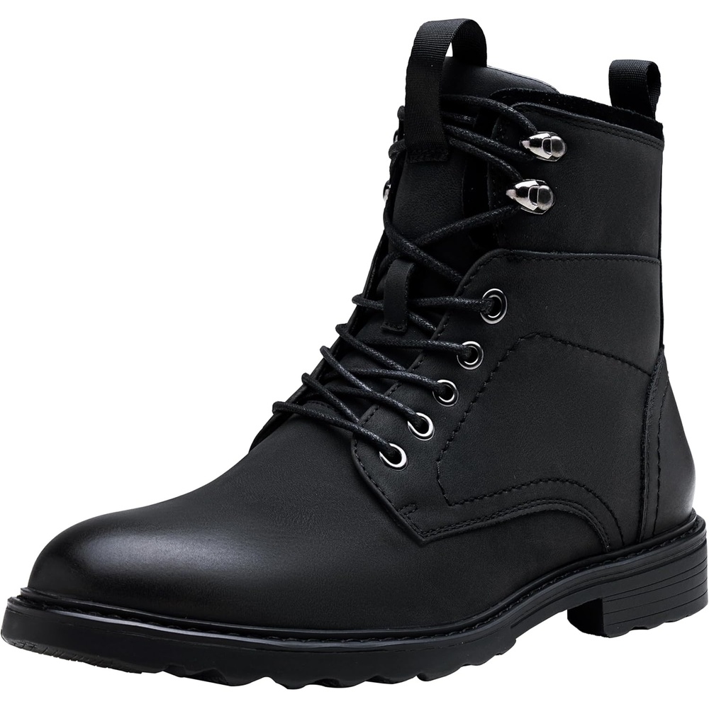 image:imageVostey Mens Boots Motorcycle Casual Boots For Men Zipper Fashion Chukka Boot MensBmy8039aallblack