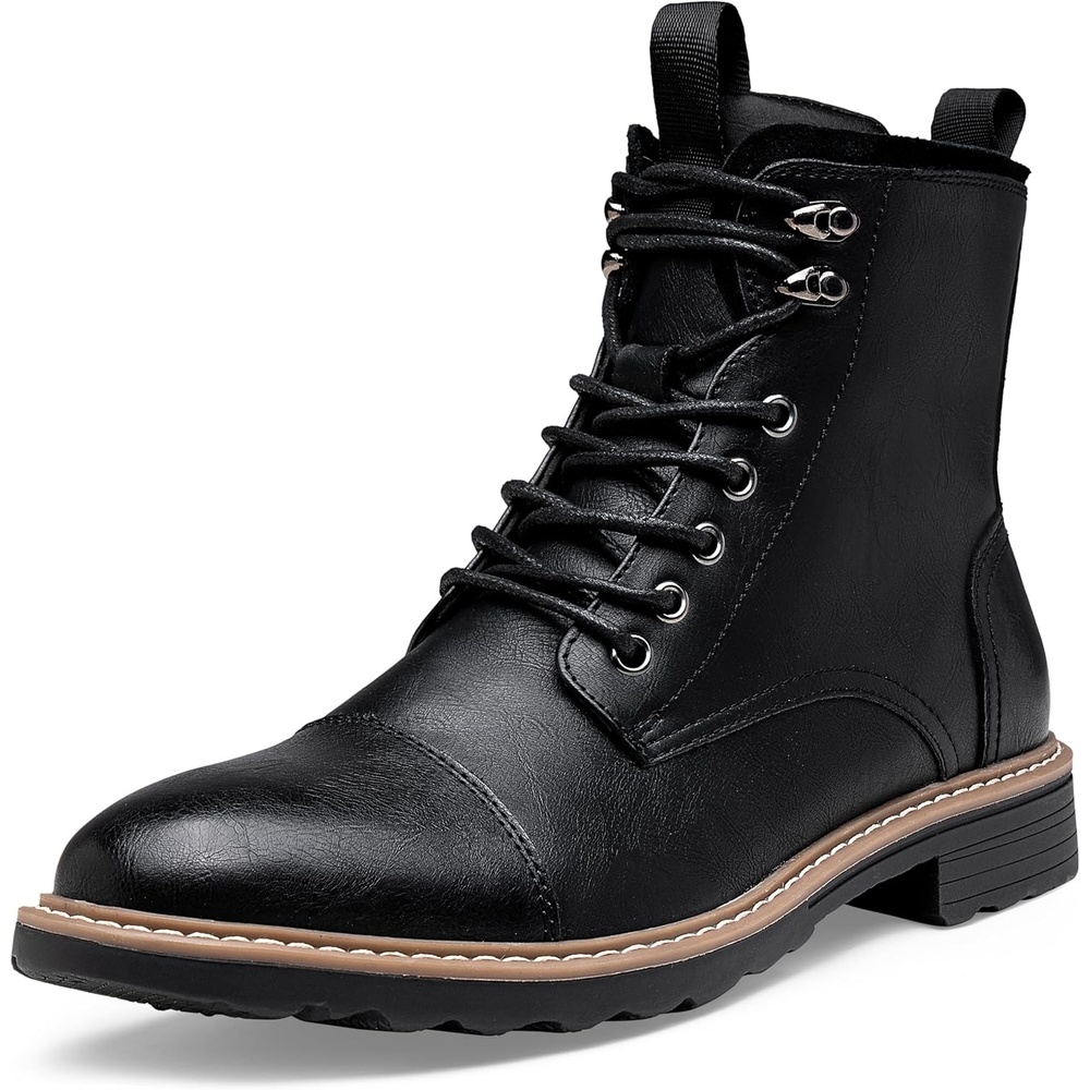 image:imageVostey Mens Boots Motorcycle Casual Boots For Men Zipper Fashion Chukka Boot MensBmy8049black