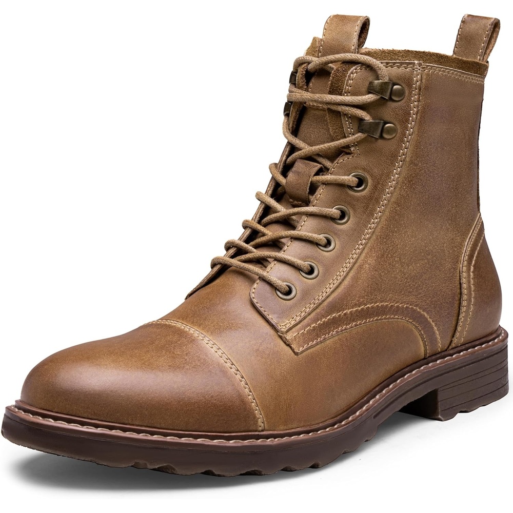 image:imageVostey Mens Boots Motorcycle Casual Boots For Men Zipper Fashion Chukka Boot MensBmy8210brown