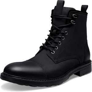 image:imageVostey Mens Boots Motorcycle Casual Boots For Men Zipper Fashion Chukka Boot MensBmy8033ablack