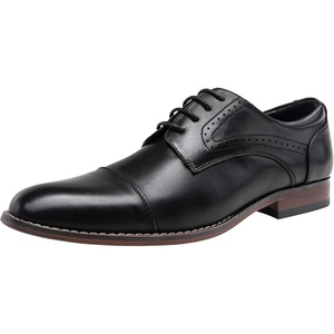 image:imageVostey Mens Dress Shoes Classic Wingtip Brogue Men OxfordsBlackcap Toe636