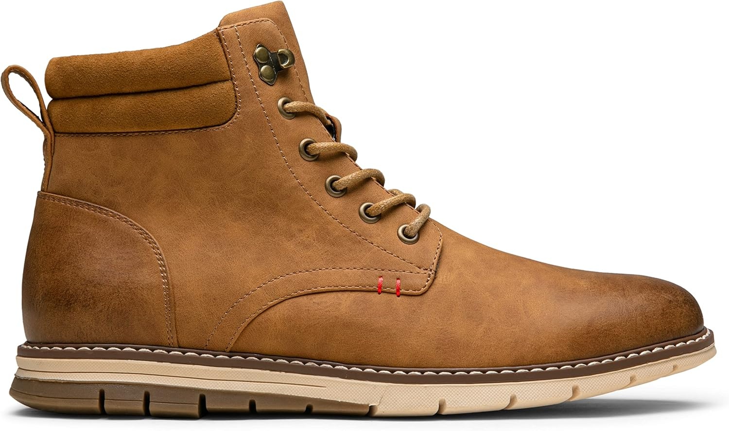 image:imageVOSTEY Boots for Men Casual Dress Shoes Fashion Waterproof Mens Motorcycle BootsBmy8035abrown