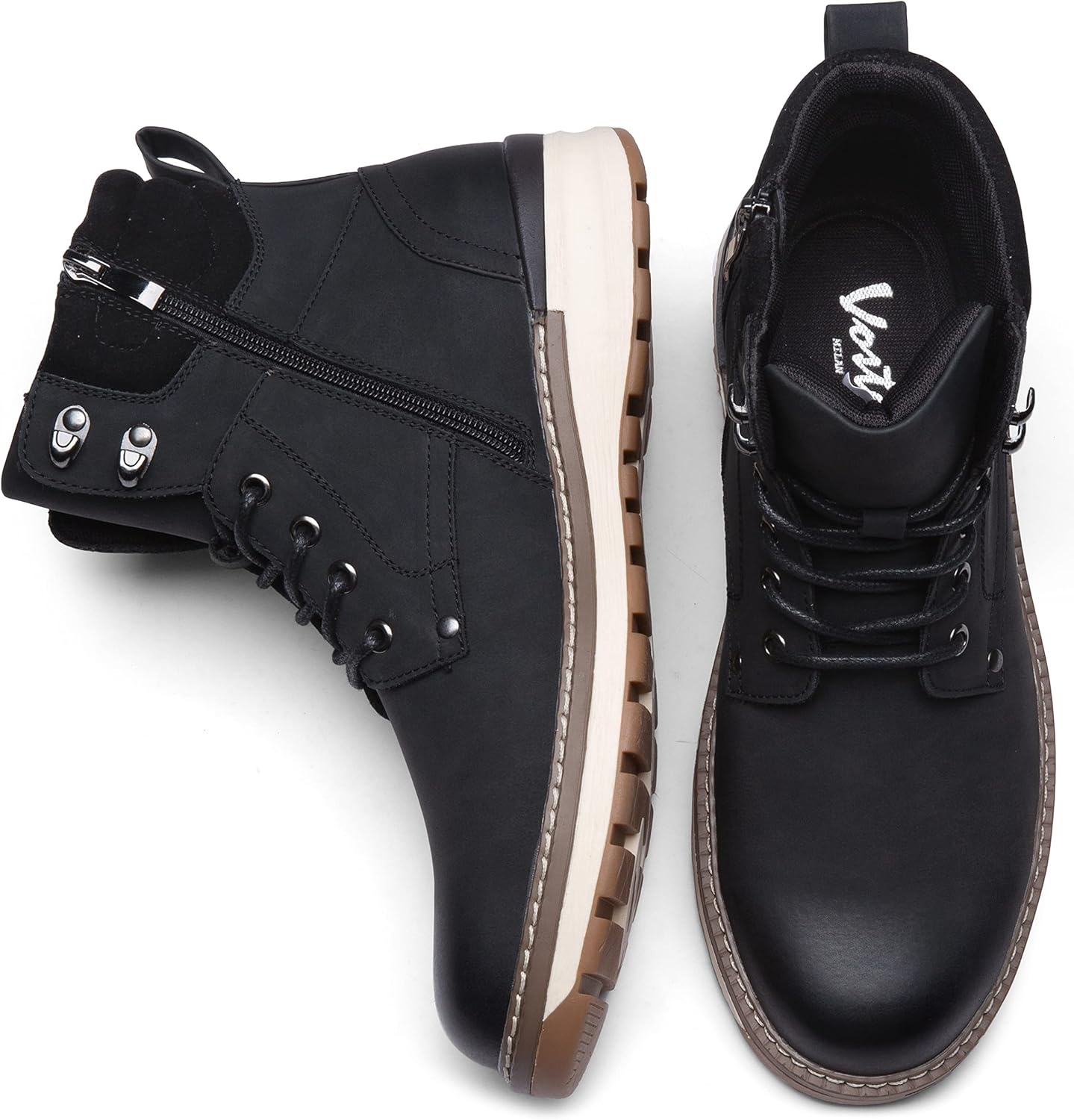 image:imageVostey Boots for Men Comfortable Casual Chukka Mens bootBmy8050ablack