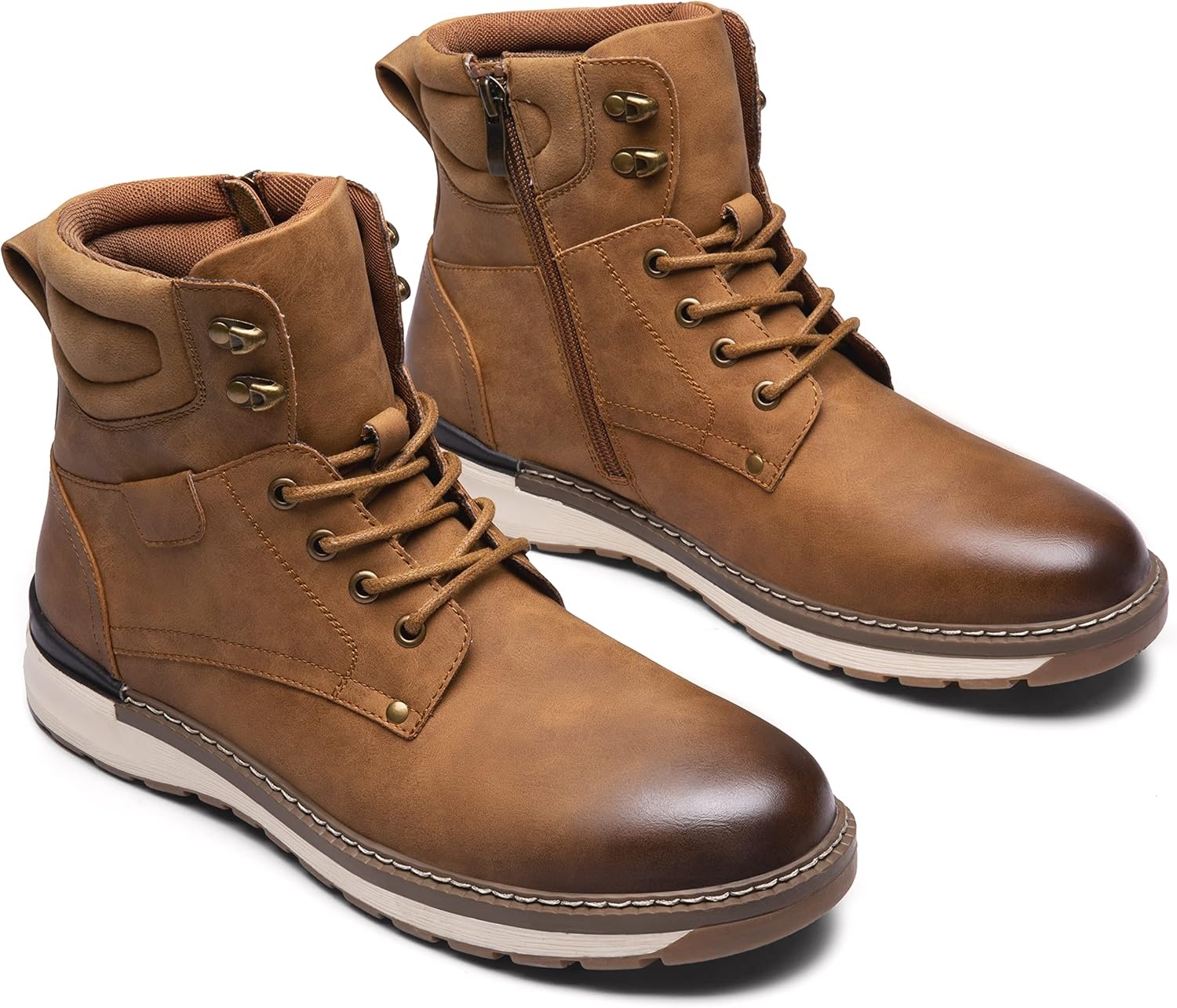 image:imageVostey Boots for Men Comfortable Casual Chukka Mens bootBmy8050abrown