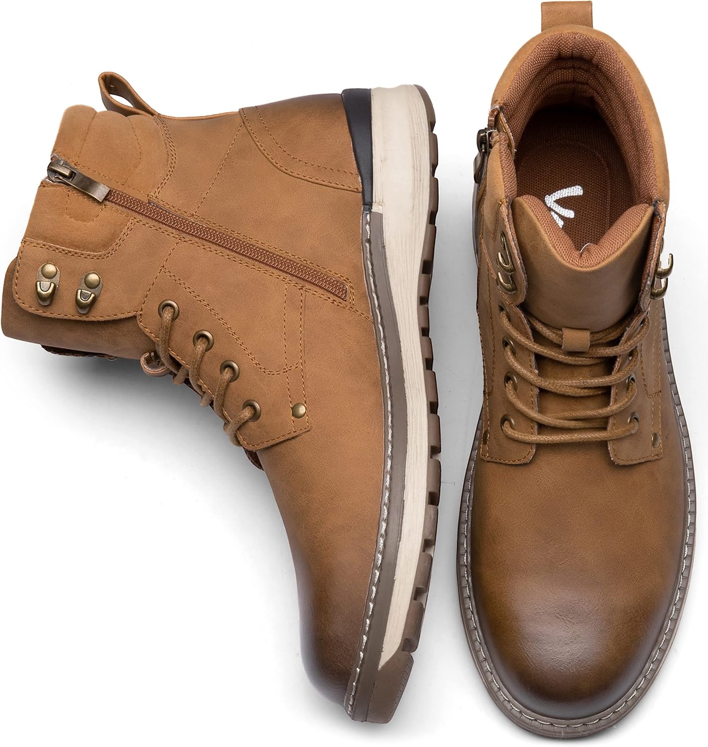 image:imageVostey Boots for Men Comfortable Casual Chukka Mens bootBmy8050abrown