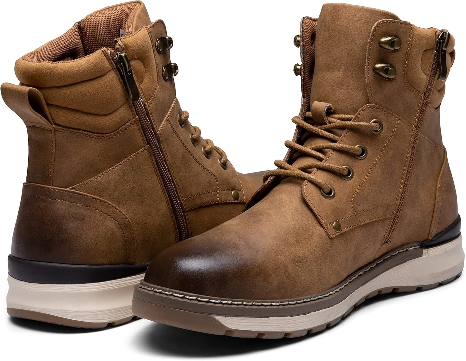 image:imageVostey Boots for Men Comfortable Casual Chukka Mens bootBmy8050abrown