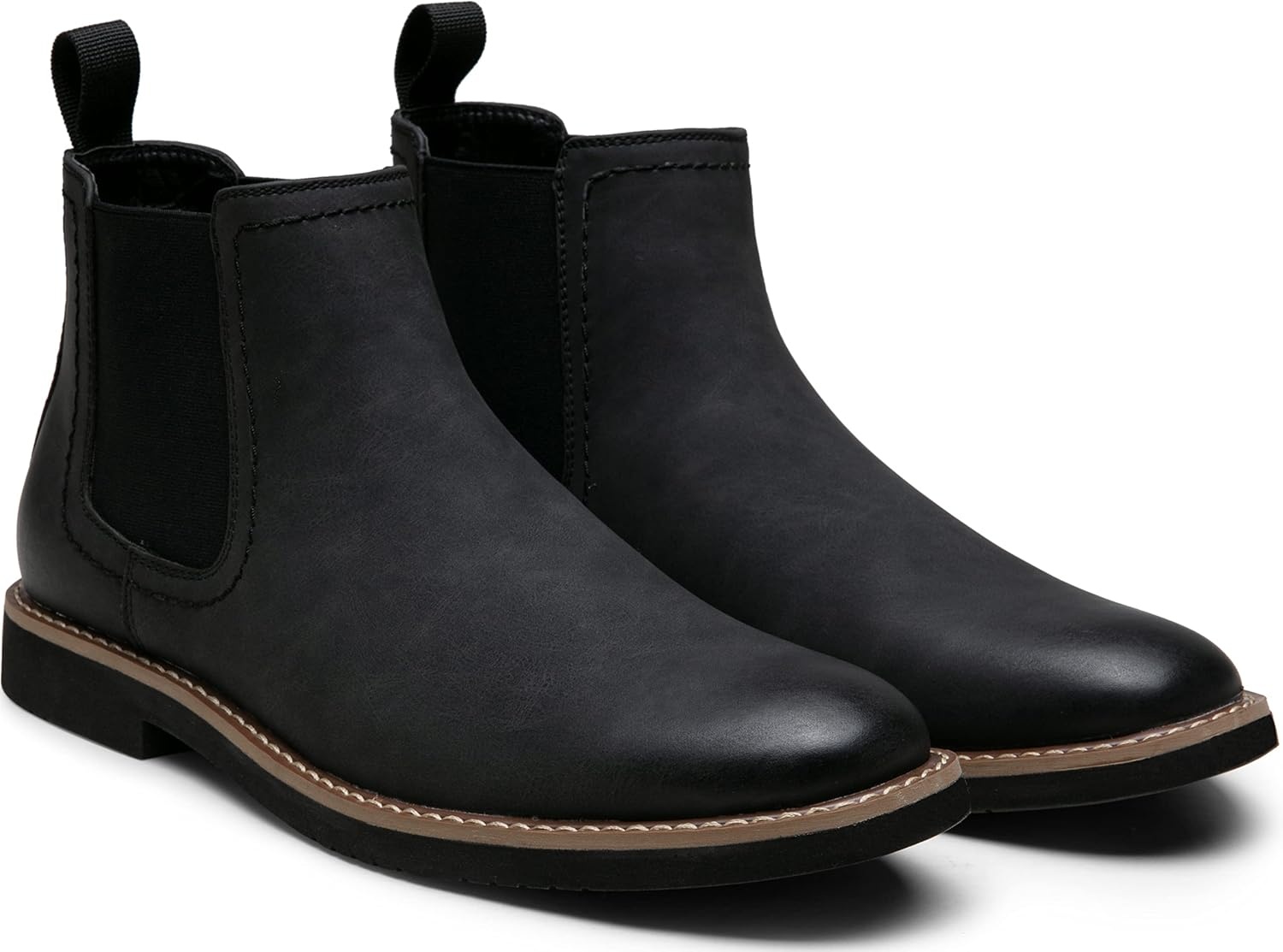 image:imageVostey Chelsea Boots Men Casual Dress Boots Black Ankle Classic Slip on Boots for Men8043ablacknubuck