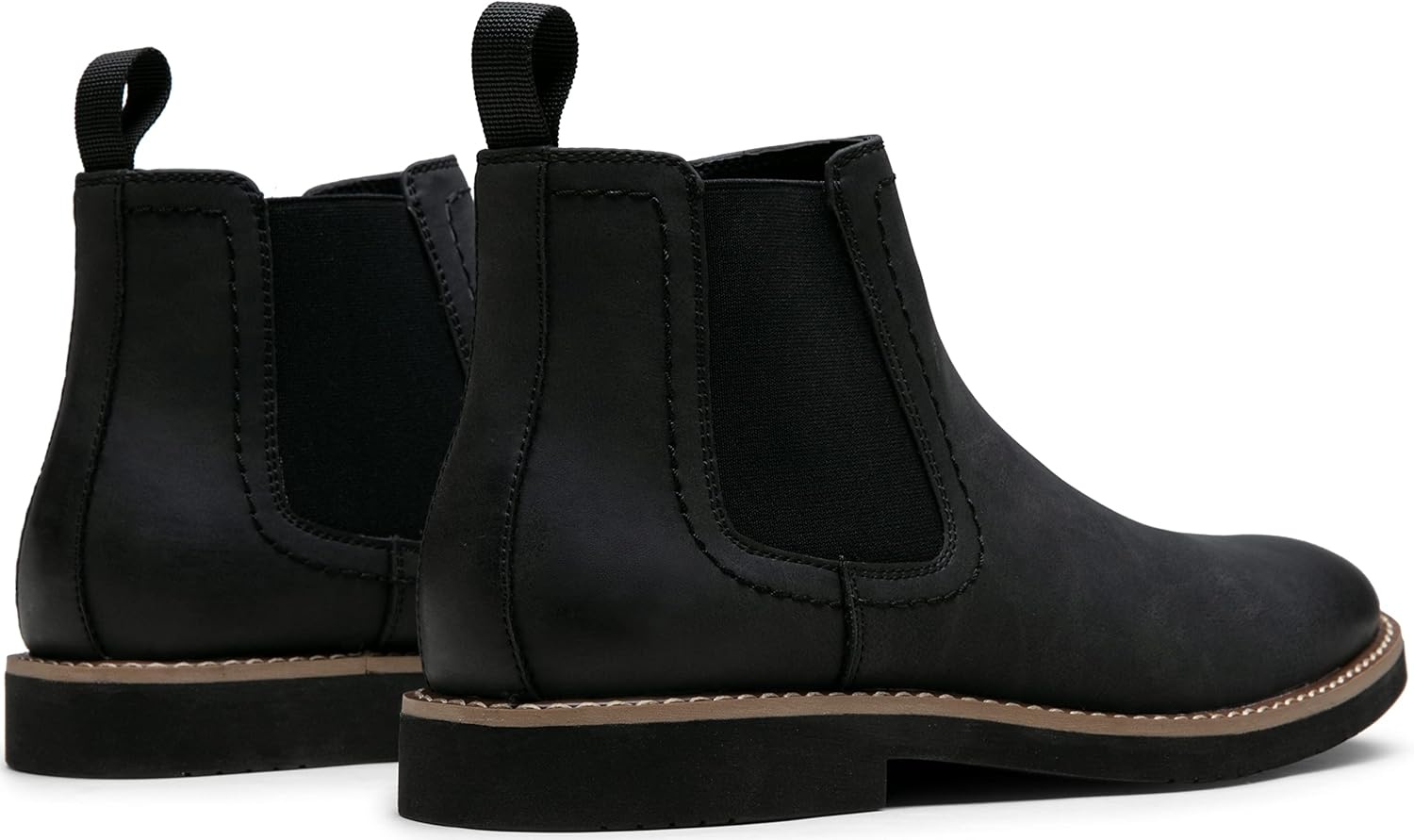 image:imageVostey Chelsea Boots Men Casual Dress Boots Black Ankle Classic Slip on Boots for Men8043ablacknubuck