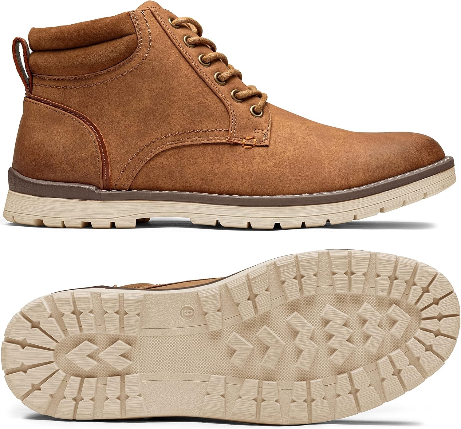 image:imageVostey Mens Boots Hiking Boots Casual Boots for Men673yellow Brown