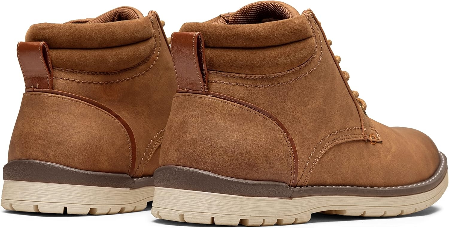 image:imageVostey Mens Boots Hiking Boots Casual Boots for Men673yellow Brown