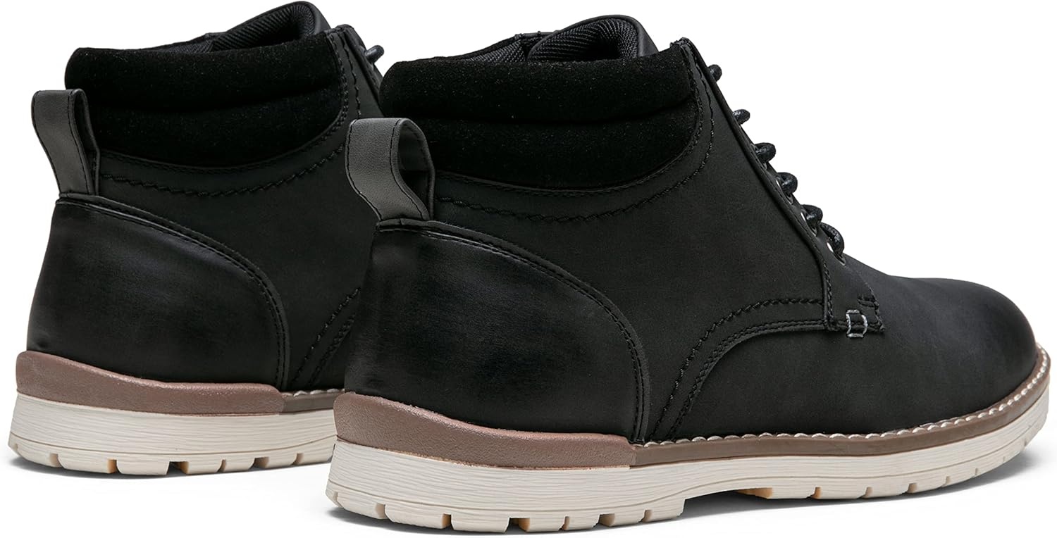 image:imageVostey Mens Boots Hiking Boots Casual Boots for MenChukka Boots673black