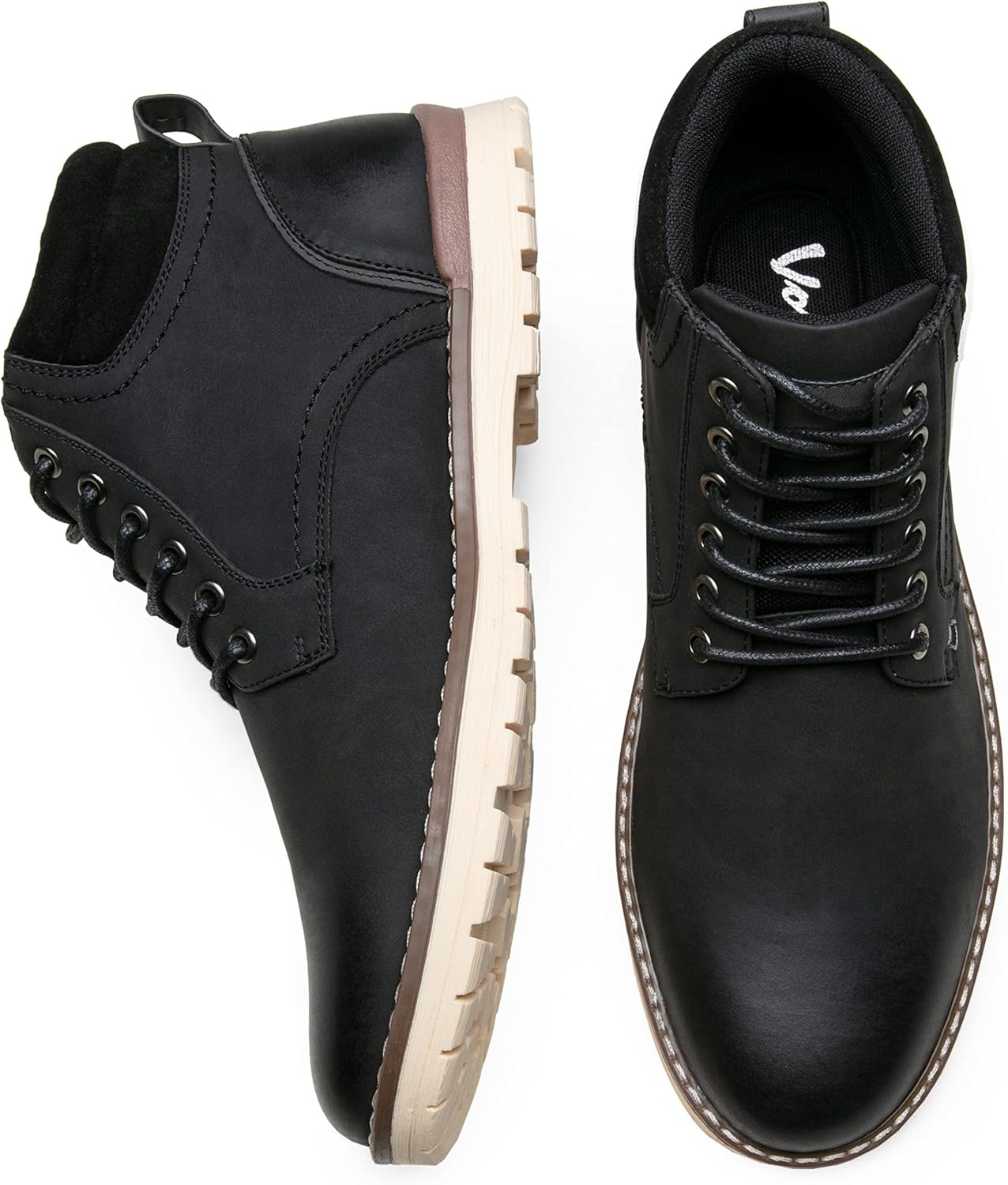 image:imageVostey Mens Boots Hiking Boots Casual Boots for MenChukka Boots673black