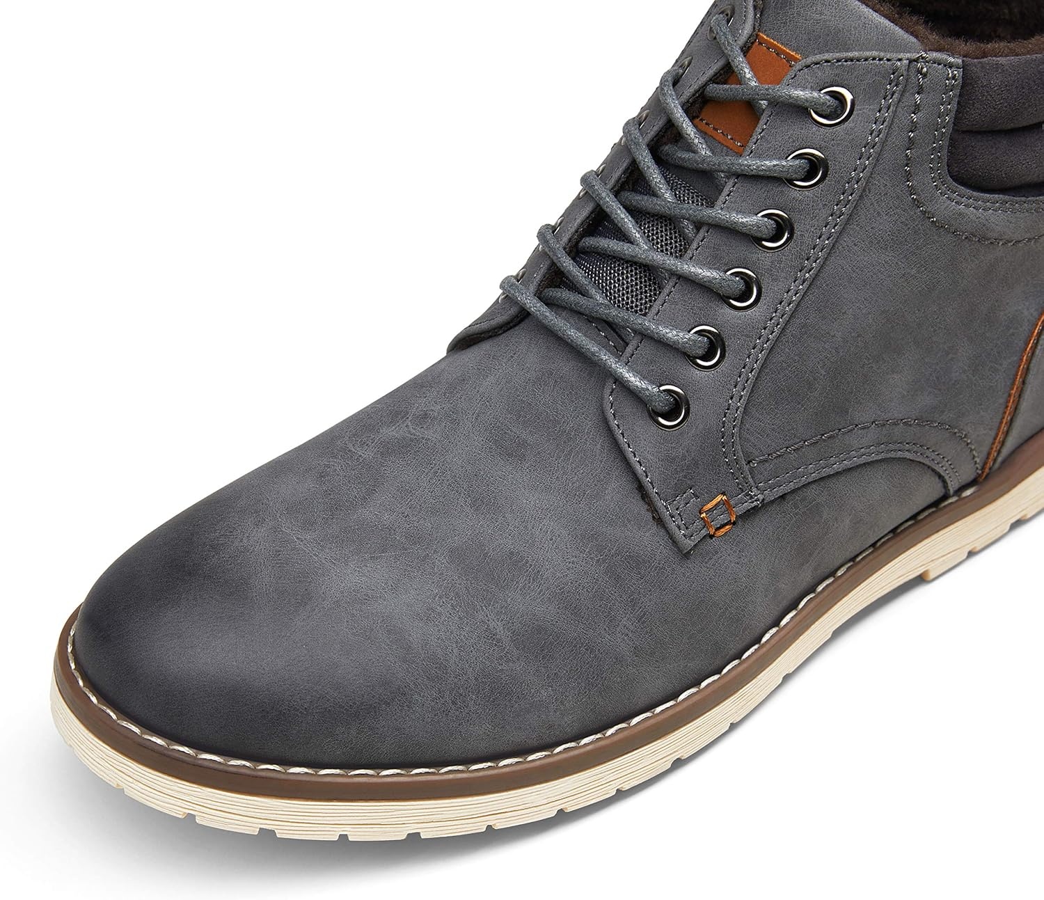 image:imageVostey Mens Boots Hiking Boots Casual Boots for MenChukka Boots673grey