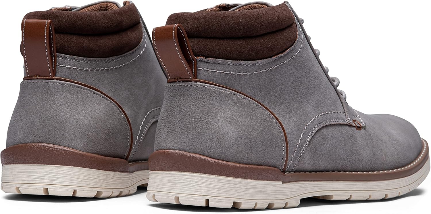 image:imageVostey Mens Boots Hiking Boots Casual Boots for MenChukka Boots673light Grey