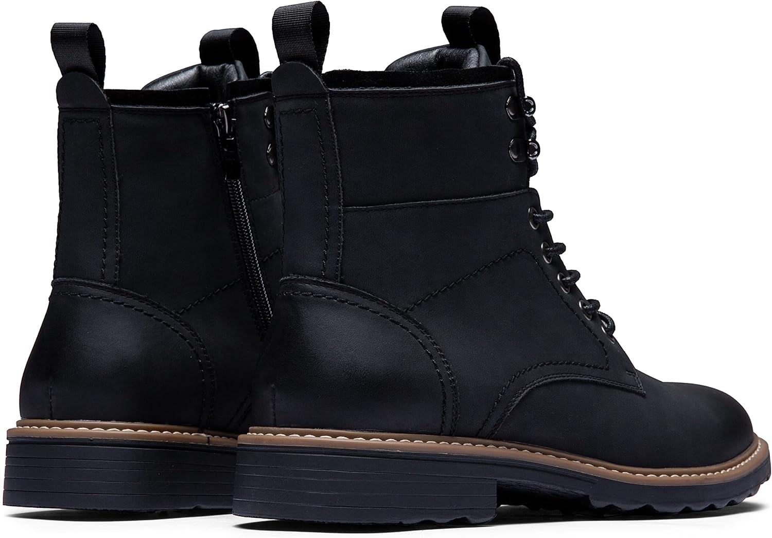 image:imageVostey Mens Boots Motorcycle Casual Boots for Men Zipper Fashion Chukka Boots MensBmy8039ablack