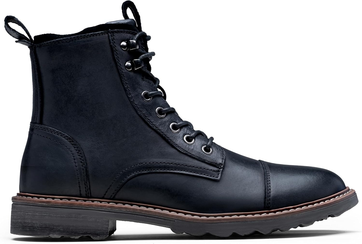image:imageVostey Mens Boots Motorcycle Casual Boots for Men Zipper Fashion Chukka Boots MensBmy8210black