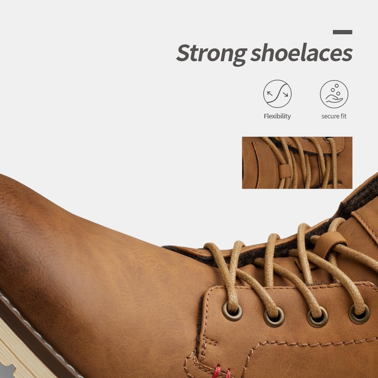 image:imageVostey Mens Chukka Boots Motorcycle Casual Hiking Boot for MenBmy671bbrown Cotton