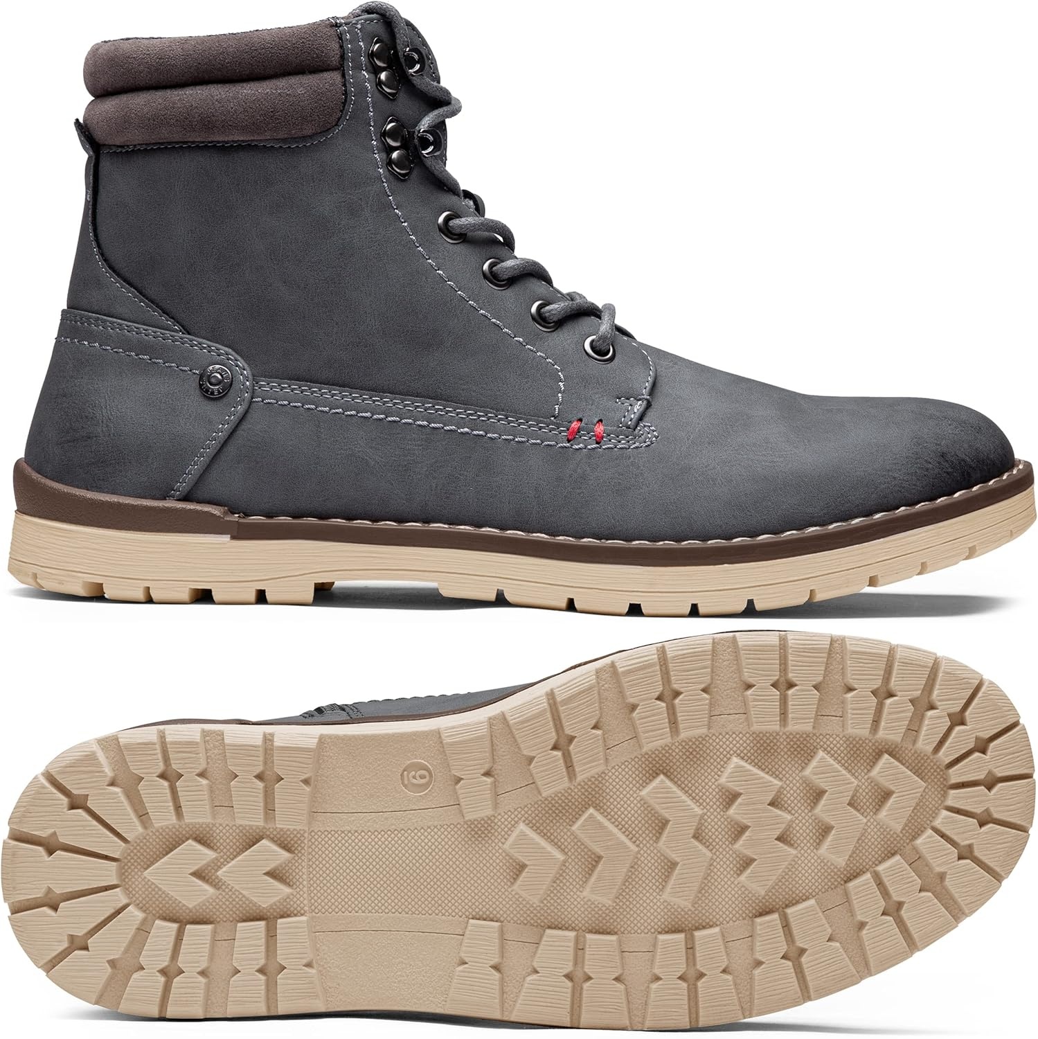 image:imageVostey Mens Chukka Boots Motorcycle Casual Hiking Boot for MenBmy671bgrey