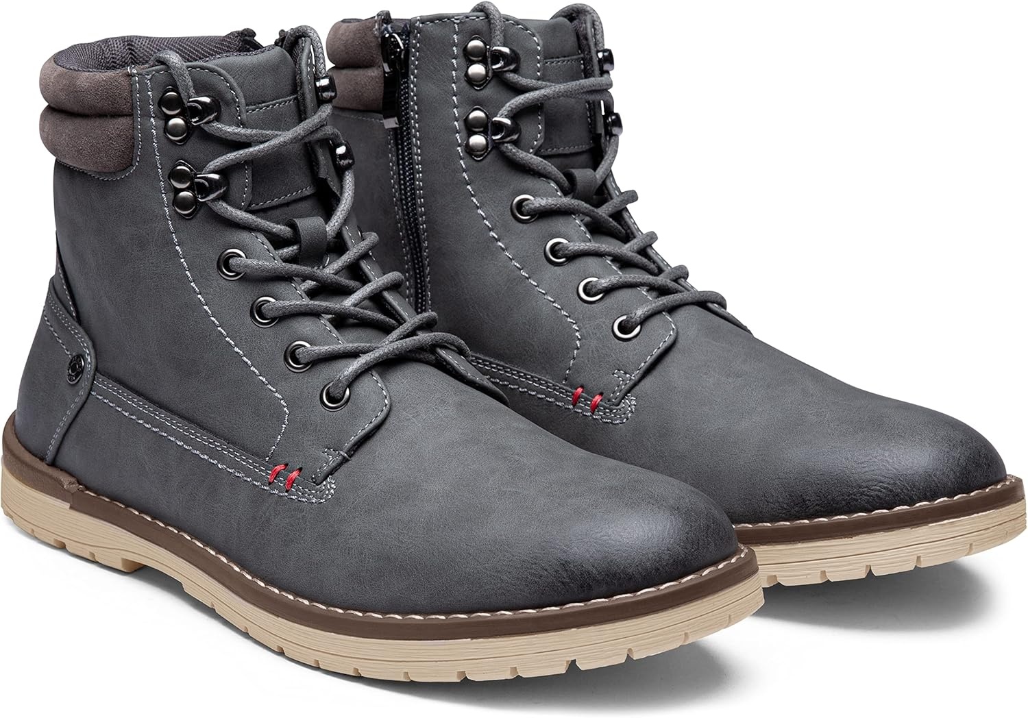 image:imageVostey Mens Chukka Boots Motorcycle Casual Hiking Boot for MenBmy671bgrey