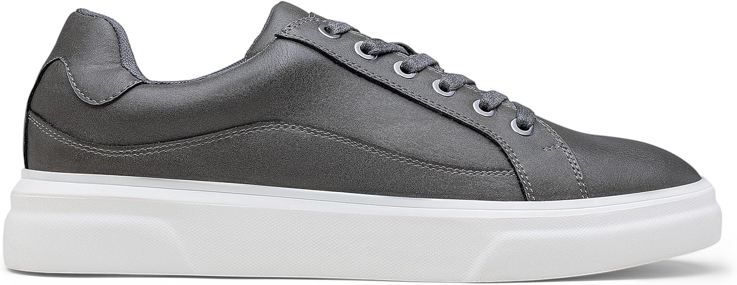 image:imageVostey Mens Fashion Sneakers Classic Casual Shoes for Men Stylish Soft Mens Dress SneakersBmy5011adarkgray
