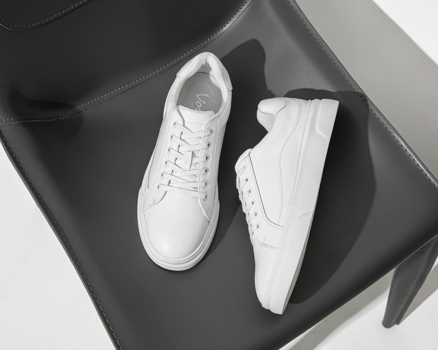 image:imageVostey Mens Fashion Sneakers Classic Casual Shoes for Men Stylish Soft Mens Dress SneakersBmy5011awhite