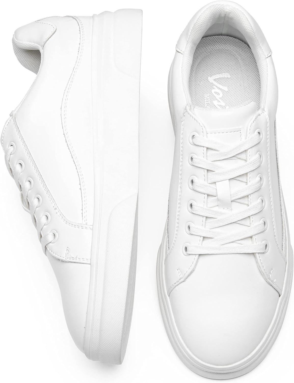 image:imageVostey Mens Fashion Sneakers Classic Casual Shoes for Men Stylish Soft Mens Dress SneakersBmy5011awhite
