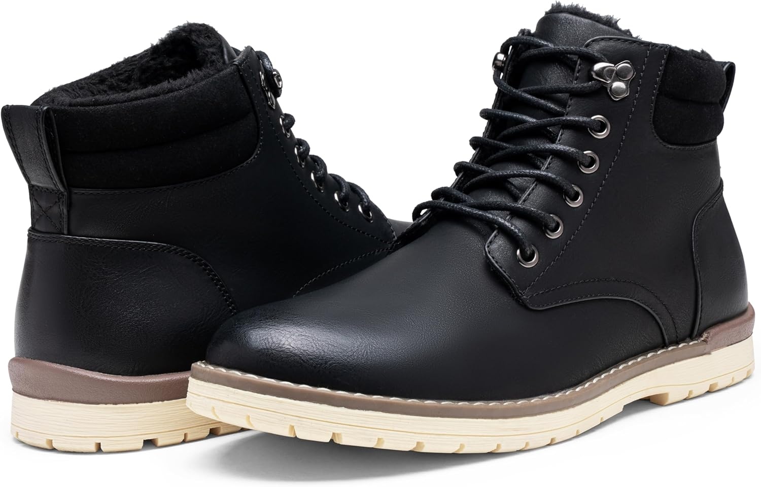 image:imageVostey Mens Hiking Boots Motorcycle Casual Chukka Boots for MenBmy670bblackcotton