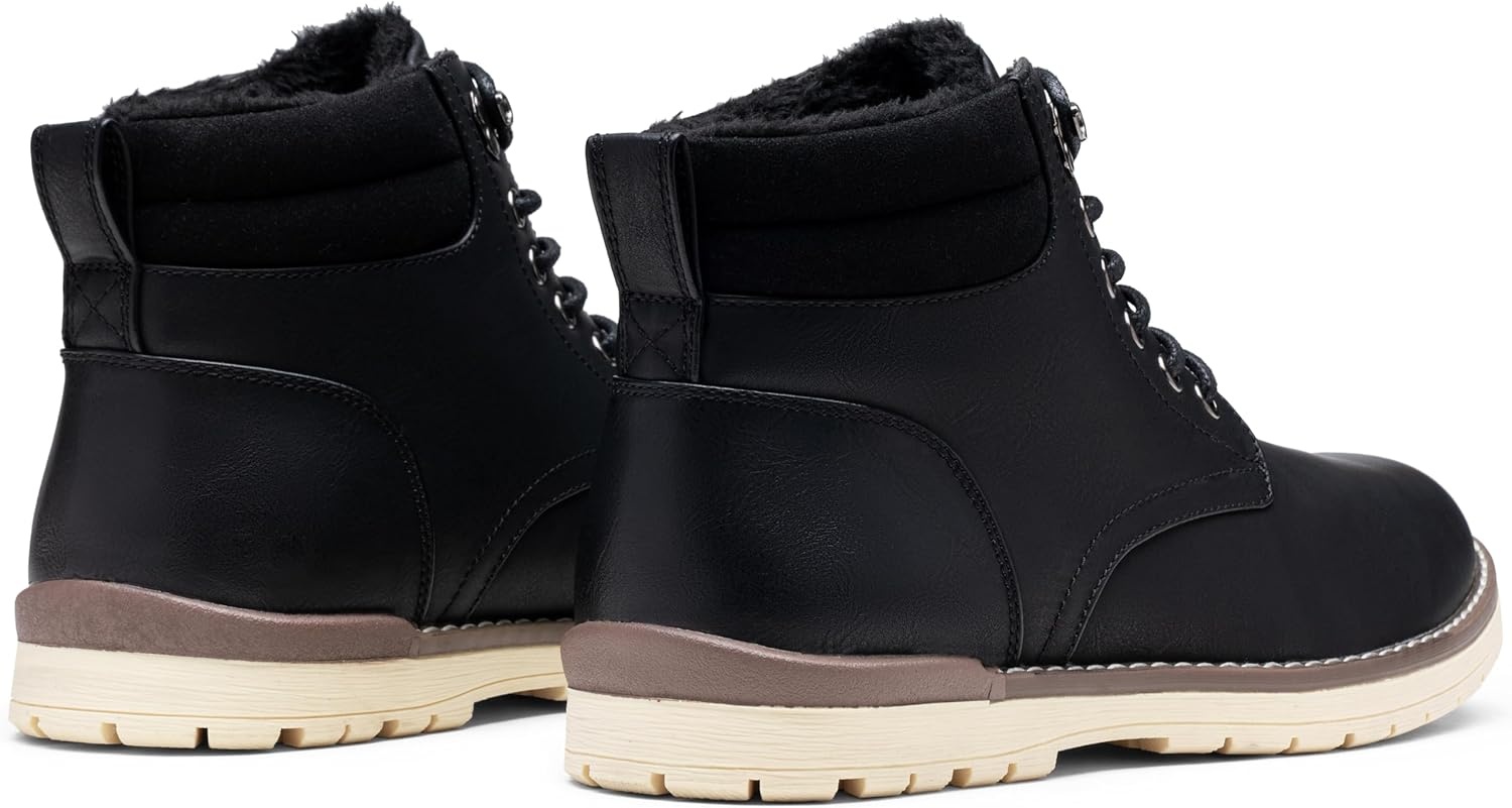 image:imageVostey Mens Hiking Boots Motorcycle Casual Chukka Boots for MenBmy670bblackcotton