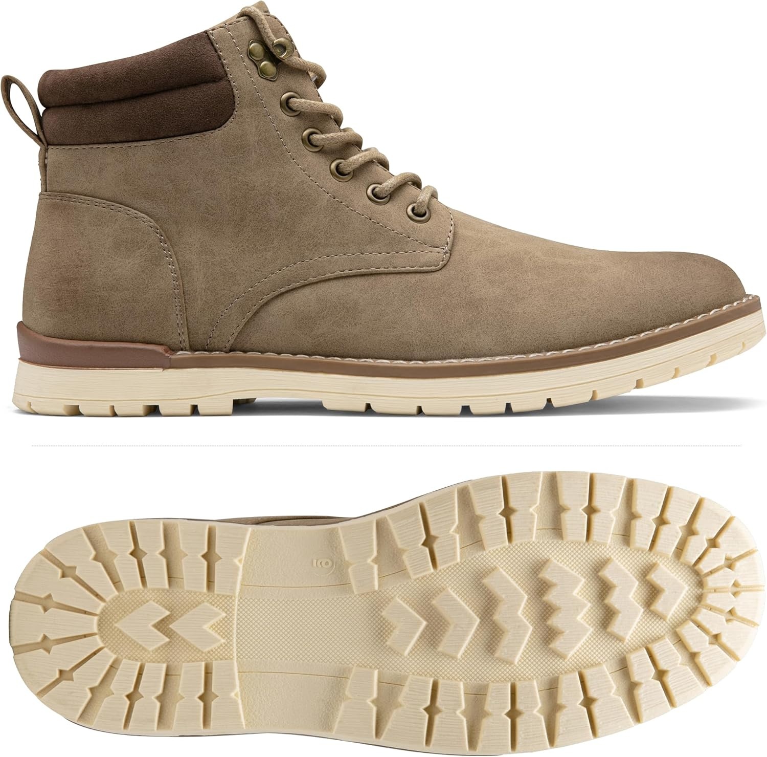 image:imageVostey Mens Hiking Boots Motorcycle Casual Chukka Boots for MenBmy670bkhaki