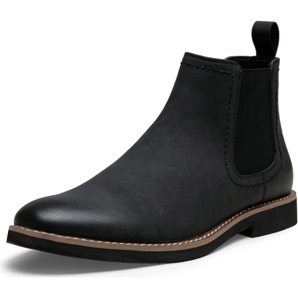 image:imageVostey Chelsea Boots Men Casual Dress Boots Black Ankle Classic Slip on Boots for Men8043ablacknubuck
