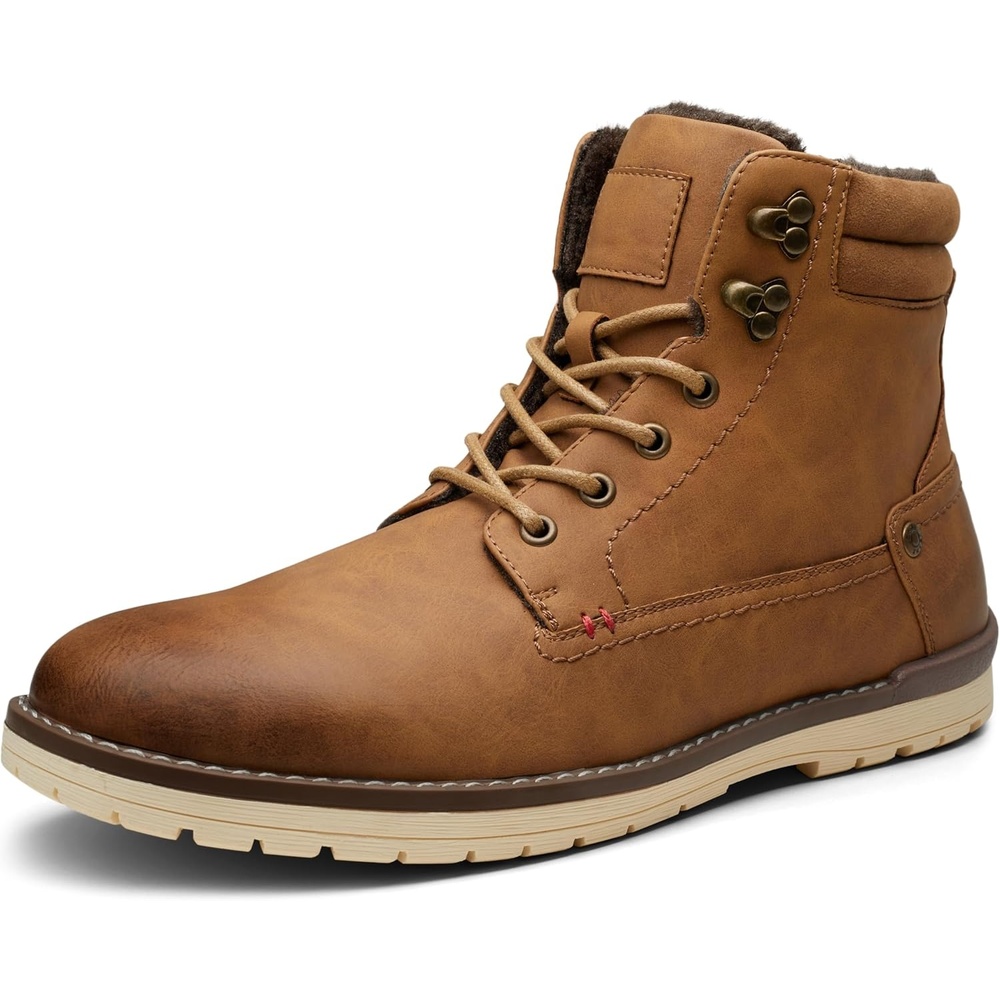 image:imageVostey Mens Chukka Boots Motorcycle Casual Hiking Boot for MenBmy671bbrown Cotton