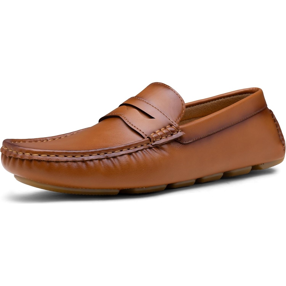 image:imageVostey Mens Loafers Slip on Shoes Loafers Driving Loafers Casual Penny Loafers for MenBmy3002polishedbrown