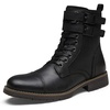 8204a-genuine Leather-black