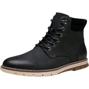 image:imageVOSTEY Boots for Men Casual Dress Shoes Fashion Waterproof Mens Motorcycle BootsBmy8035ablack