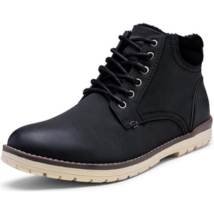 image:imageVostey Mens Boots Hiking Boots Casual Boots for MenWinter Boots673black Cotton