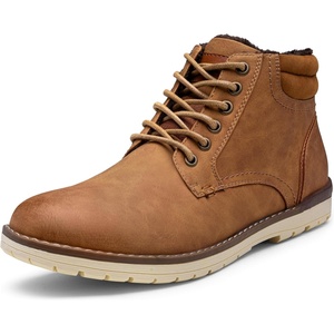 image:imageVostey Mens Boots Hiking Boots Casual Boots for MenWinter Boots673brown Cotton