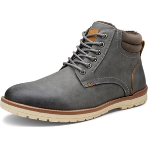 image:imageVostey Mens Boots Hiking Boots Casual Boots for MenWinter Boots673grey Cotton