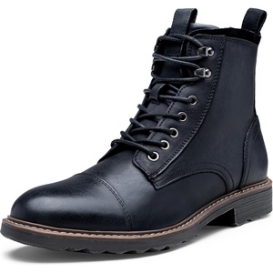 image:imageVostey Mens Boots Motorcycle Casual Boots for Men Zipper Fashion Chukka Boots MensBmy8210black