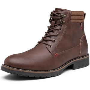 image:imageVostey Mens Casual Boot Waterproof Zipper Chukka Boots for Men8016a New Brown