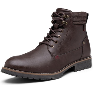 image:imageVostey Mens Casual Boot Waterproof Zipper Chukka Boots for Men8016a New Dark Brown
