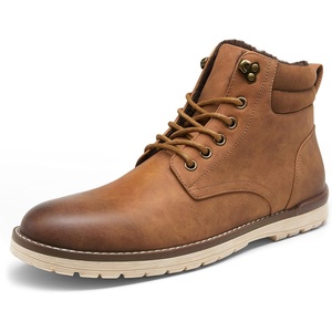 image:imageVostey Mens Hiking Boots Motorcycle Casual Chukka Boots for MenBmy670bbrown Cotton