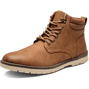 image:imageVostey Mens Hiking Boots Motorcycle Casual Chukka Boots for MenBmy670byellow Brown