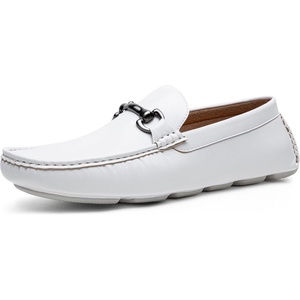 image:imageVostey Mens Loafers Slip on Shoes Loafers Driving Loafers Casual Penny Loafers for MenBmy3001white