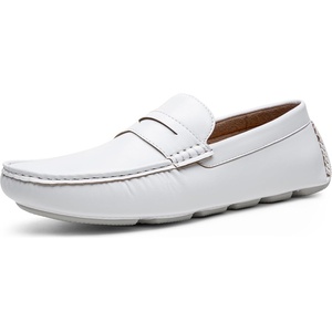 image:imageVostey Mens Loafers Slip on Shoes Loafers Driving Loafers Casual Penny Loafers for MenBmy3002white