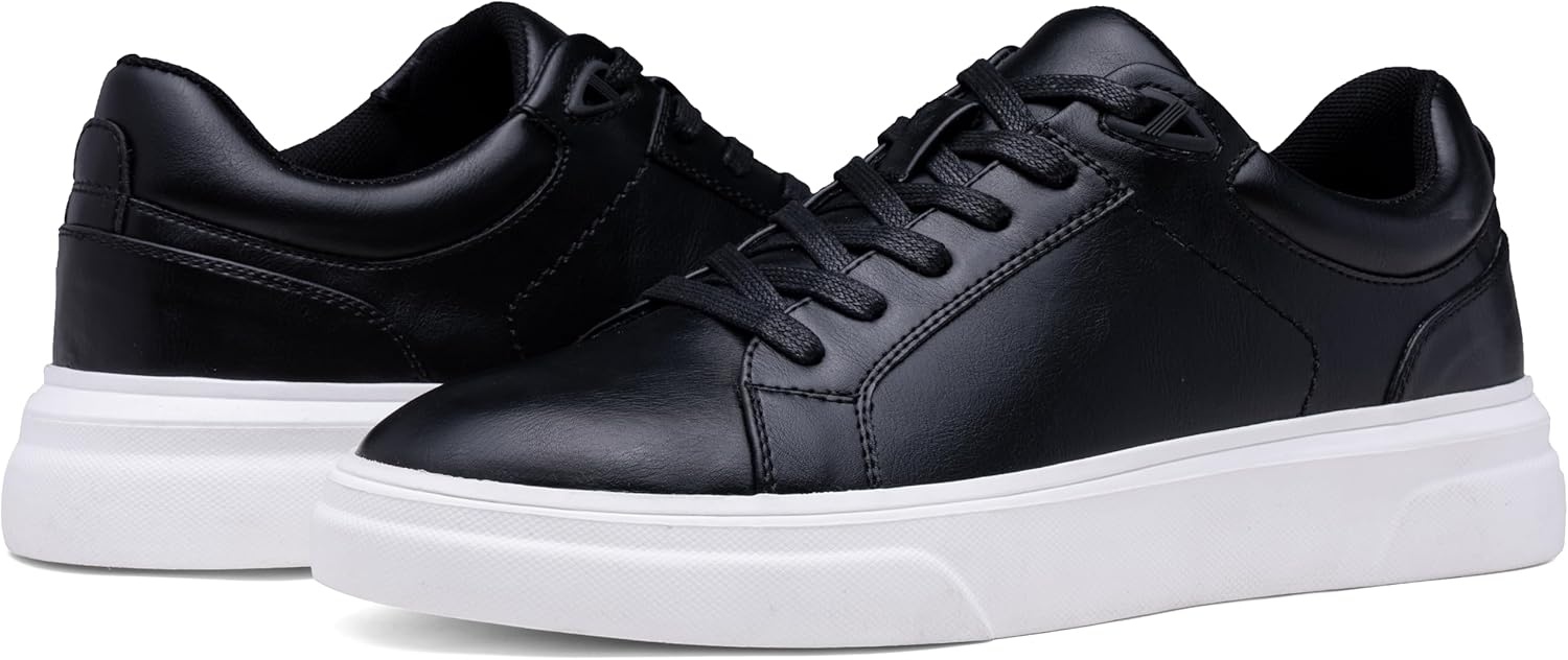 image:imageVostey Mens Casual Shoes Fashion Sneakers Breathable Business Sneakers for Men5012ablack